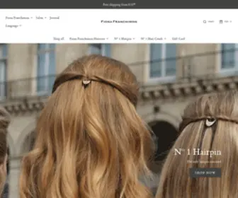 Fionafranchimon.com(Fiona Franchimon hair care and hair tools) Screenshot