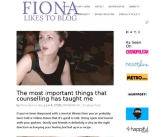 Fionalikestoblog.com(Fiona Thomas) Screenshot