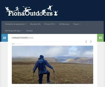 Fionaoutdoors.co.uk(Fiona Outdoors is an independent guide to outdoor activities in Scotland (and further afield)) Screenshot