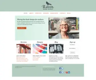 Fionaraven.com(Raven Book Design) Screenshot