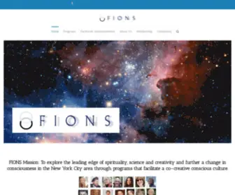 Fions.org(Friends of the Institute of Noetic Sciences) Screenshot
