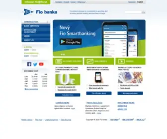 Fio.pl(Bank, internetbanking, bank accounts, stocks, investments) Screenshot