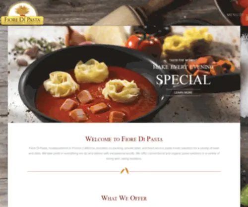 Fioredipasta.com(Fiore Di Pasta) Screenshot