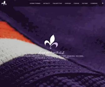 Fiorentina.cz(ACF Fiorentina) Screenshot