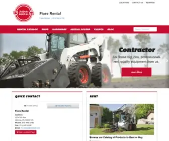 Fiorerental.com(Equipment Rental) Screenshot