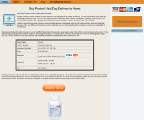 Fioricetworld.com(Buy Fioricet Next Day Delivery) Screenshot