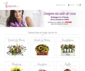 Fiorinet.com.mx(Flores FioriNET ®) Screenshot