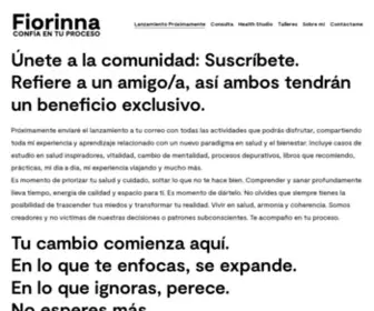 Fiorinna.com(Crea una vida en salud natural) Screenshot