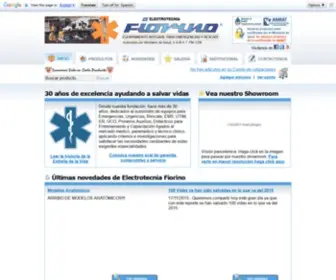 Fiorinoelect.com.ar(Equipamiento para emergencias y rescate) Screenshot