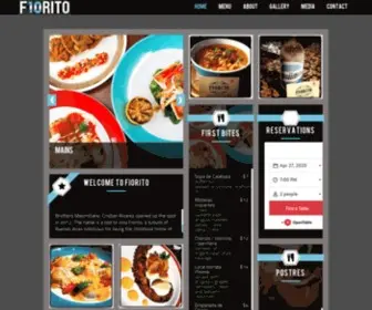 Fioritomiami.com(Fiorito Miami Restaurant. Rumor has it simple) Screenshot