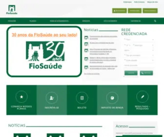 Fiosaude.org.br(FioSaúde Institucional) Screenshot