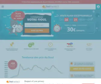 Fioulmarket.fr(Achetez votre fioul au meilleur prix partout en France sur) Screenshot