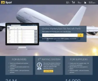 Fipart.com(Aviation Parts Marketplace) Screenshot