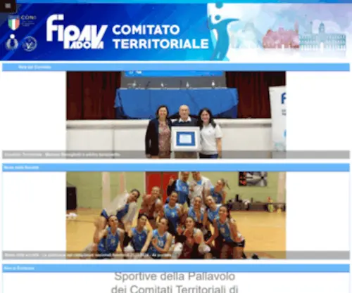 FipavPd.net(Comitato Territoriale di Padova) Screenshot