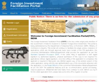 Fipb.gov.in(Foreign Investment Promotion Board) Screenshot