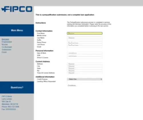 Fipco.org(Fipco) Screenshot