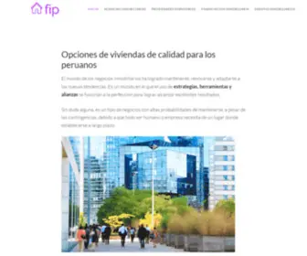 Fip.com.pe(Opciones de viviendas de calidad para los peruanos) Screenshot