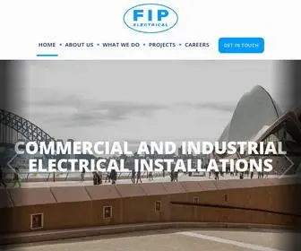 Fipelectrical.com.au(FIP Electrical) Screenshot