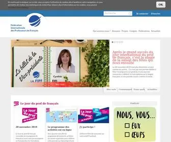 Fipf.org(Le monde en français) Screenshot