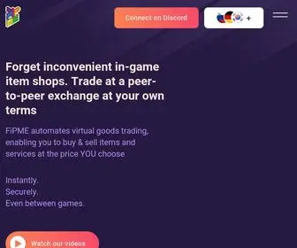 Fipme.net(First international Play Money Exchange) Screenshot