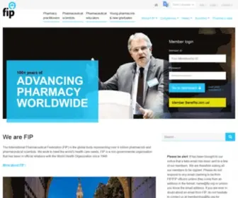 Fip.org(International Pharmaceutical Federation Home) Screenshot