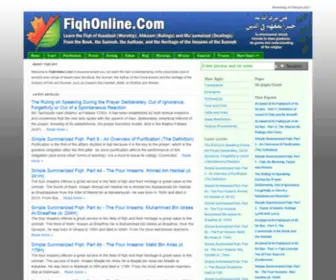 FiqHonline.com(Jurisprudence Upon the Book) Screenshot