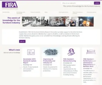 Fira.co.uk(The Furniture Industry Research Association) Screenshot