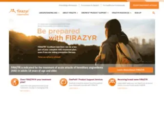 Firazyr.com(FIRAZYR®) Screenshot