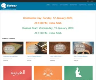 Firdawsacademy.org.au(An on) Screenshot