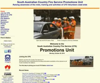 Fire-Brigade.asn.au(South Australian Country Fire Service Promotions Unit) Screenshot