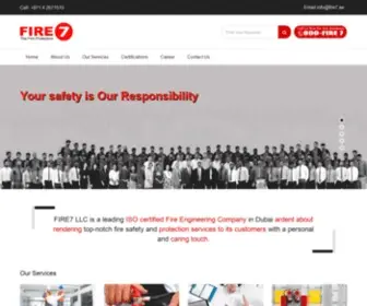 Fire7.ae(Fire Engineering Company in Dubai) Screenshot