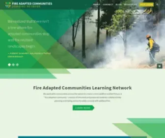 Fireadaptednetwork.org(Fire Adapted Communities Learning Network (FAC Net)) Screenshot