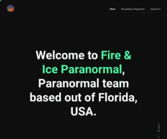 Fireandiceparanormal.com(Fireandiceparanormal) Screenshot