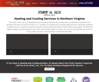 Fireandiceva.com(Fire and Ice HVAC Manassas) Screenshot