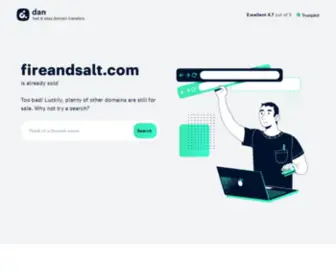 Fireandsalt.com(Buy and Sell Domain Names) Screenshot