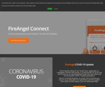 Fireangel.co.uk(The Home of Connected Fire Safety) Screenshot