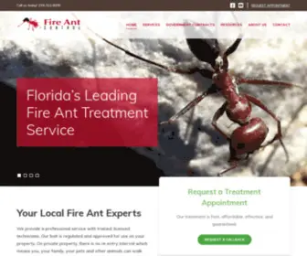 Fireantcontrol.com(Fire Ant Control Florida) Screenshot