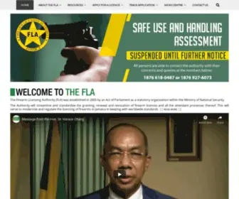 Firearmlicensingauthority.com(Firearm Licensing Authority) Screenshot