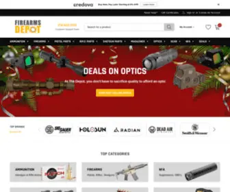 Firearmsdepot.com(Firearms Depot) Screenshot