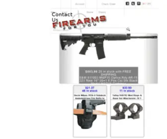 Firearmsforyou.com(Guns for Sale at Great Prices) Screenshot