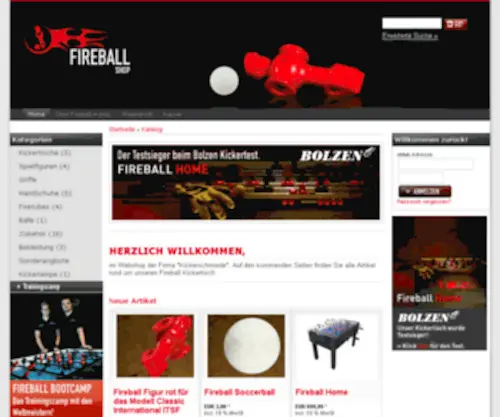 Fireball-Kicker.de(Fireball Kicker) Screenshot