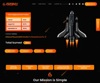 Fireball-Token.com(Fireball Token) Screenshot