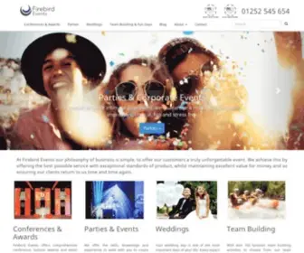 Firebirdevents.co.uk(Parties & Corporate Event Production) Screenshot