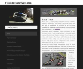 Firebirdraceway.com(Firebird International Raceway) Screenshot