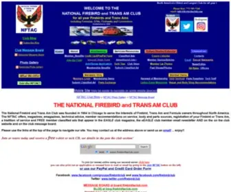 Firebirdtaclub.com(National Firebird and Trans Am Club) Screenshot