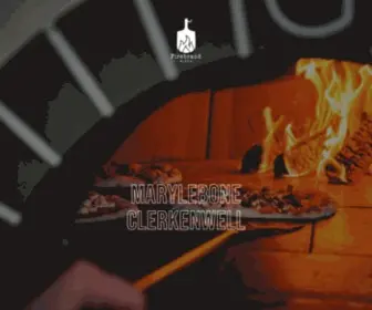 Firebrandpizza.co.uk(Firebrand pizza Wood Fired Pizzas & other Italian Dishes in Marylebone & Clerkenwell) Screenshot