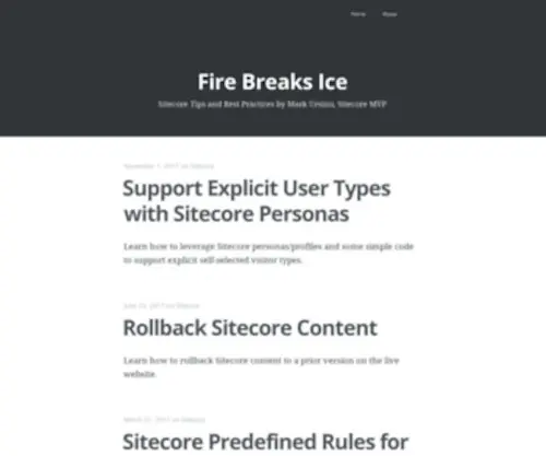 Firebreaksice.com(Fire Breaks Ice) Screenshot