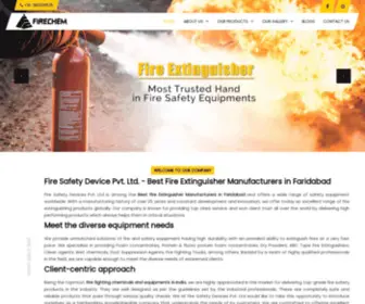 Firechemindia.in(Fire Safety Devices Pvt. Ltd) Screenshot