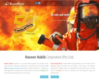 Firechief.com.pk(Haseen Habib Corporation (Pvt.) Ltd) Screenshot