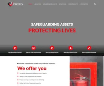 Fireco-SA.com(FireCo Group) Screenshot